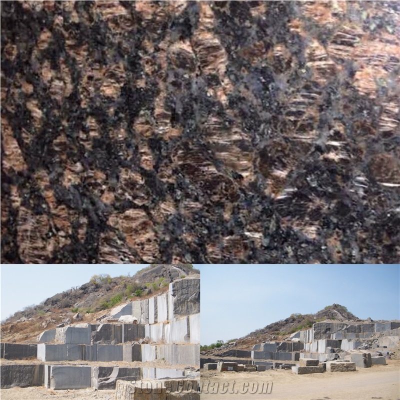 Tan Brown Granite Quarry