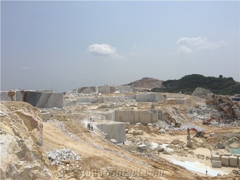Guangxi White Marble,China Carrara White Marble Quarry