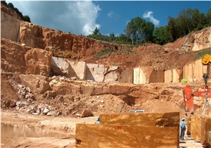 Giallo Siena Marble- Giallo Siena Unito-Siena Gold Marble Quarry
