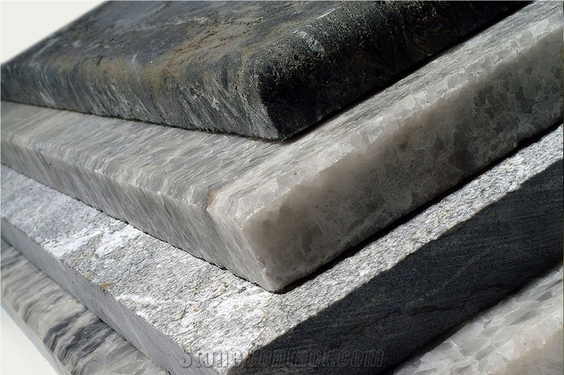 Black Secret Marble(Nero Tamara) and Silver Moon Marble Nuxis quarry