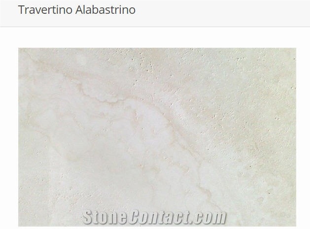 Travertino Alabastrino - Alabastrino Travertine Quarry