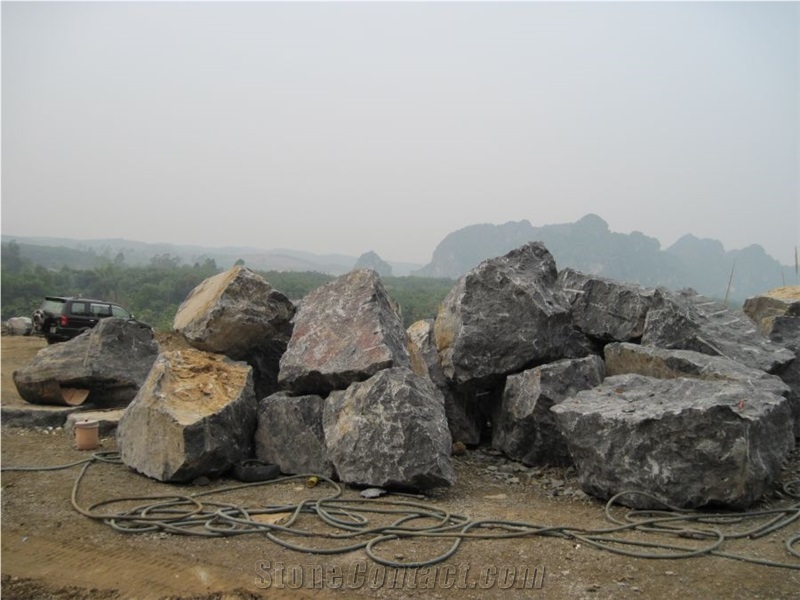 Vietnam Blue Stone Yen Lam, Thanh Hoa Quarry