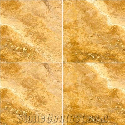 Jordan Gold Travertine Quarry- Royal Gold Dark Travertine, Royal Gold Light Travertine