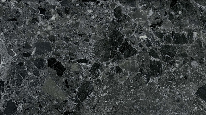 Argos Black Marble, Argos Black Breccia Marble Quarry