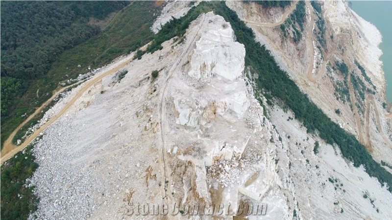 An Phu Quarry - Snow White & Lasa White  Marble Quarry