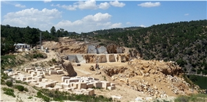 Usak Grey Marble Quarry