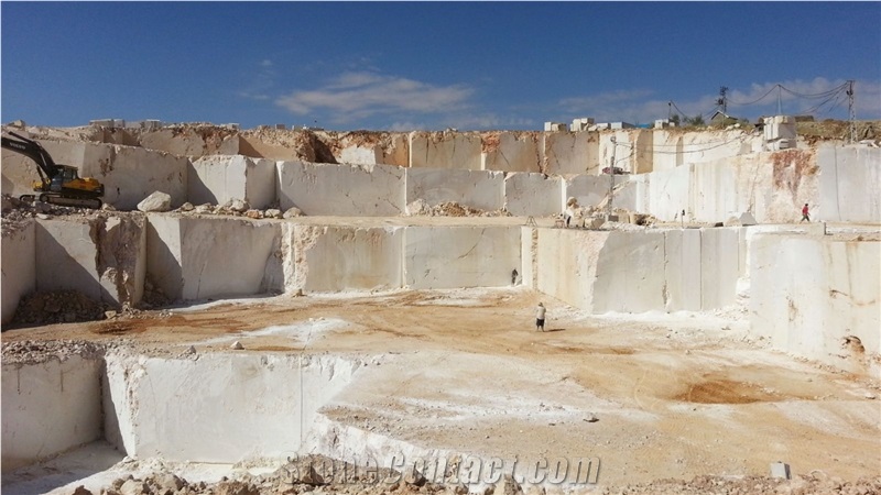 Akdag Creamsa- Creamsa Fossil Marble Quarry