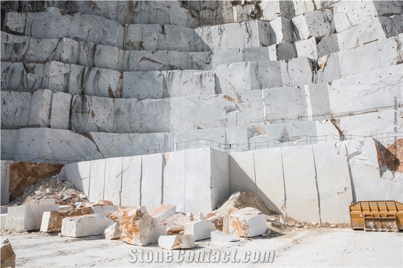 Statuarietto Marble, Statuario Carrara Marble Calocara A-102 Quarry