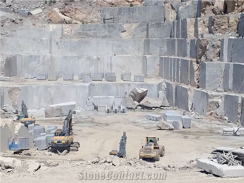 Izmir Grey Marble Quarry