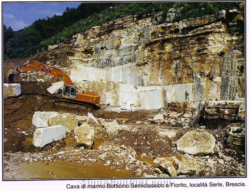 Botticino Semi Classico-Botticino Fiorito Marble Quarry