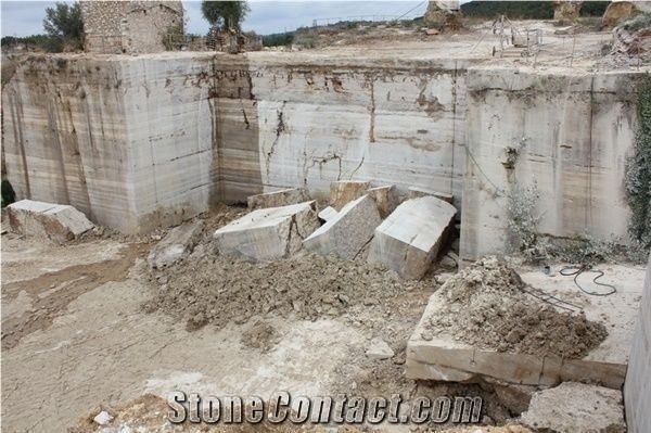 Roman Walnut Travertine Quarry