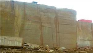 Cantera Arenisca Crema Veteada - Veined Sandstone Quarry