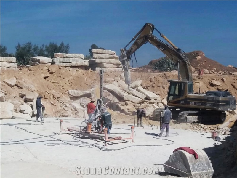 Jaune Boujaad Limestone Oued Zem Quarry