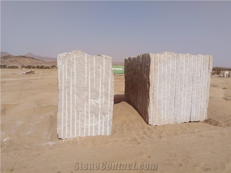 Desert Saudi Bianco Cristal White Granite Quarry