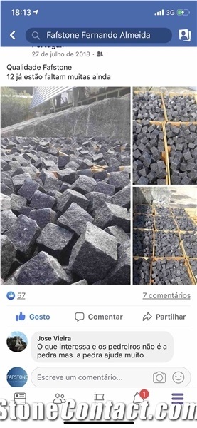 Santo Tirso Preto Mourinha Granite Quarry