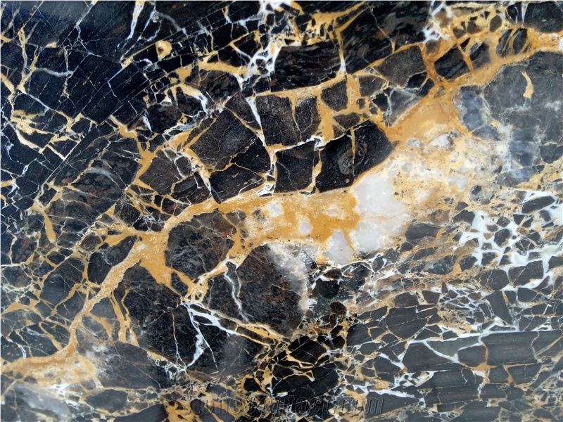 Caribbean Portoro Gold Marble Quarry