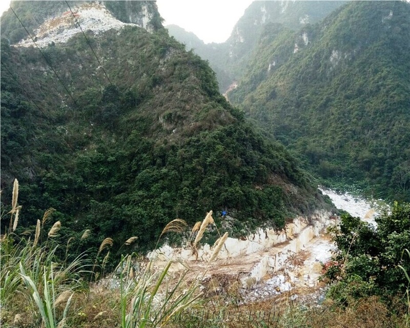 Yen Bai White Marble Quarry