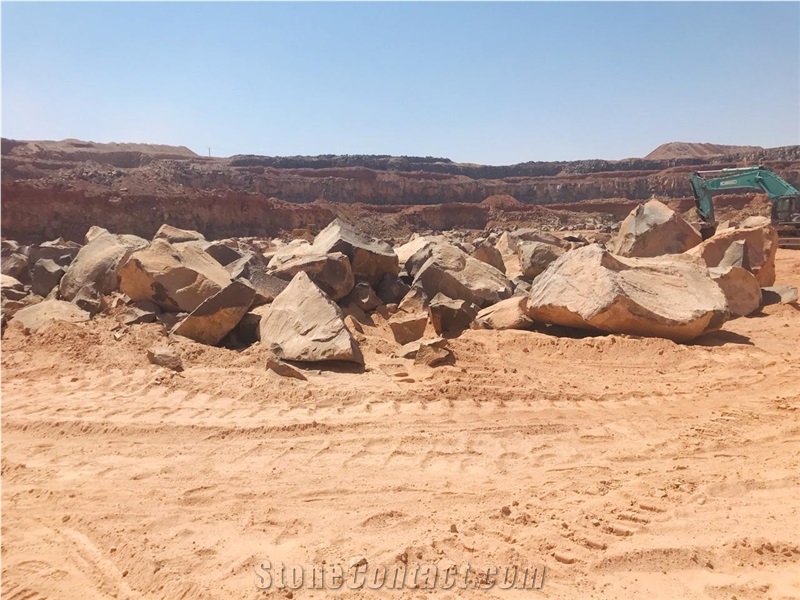 Manaseer Grey Basalt Quarry Jordan