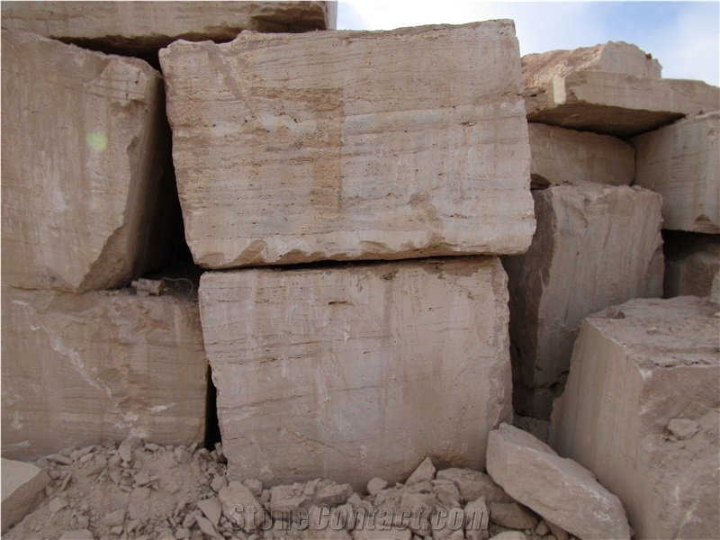 Gazanbar Beige Travertine Quarry