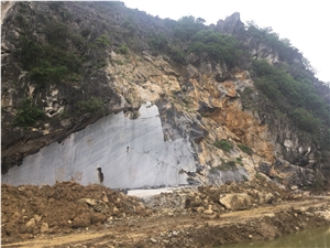 Yen Lam , Vinh, Nghe An Silver Grey Marble Quarry