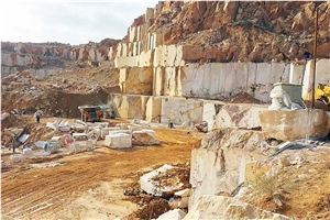 White Pearl Marble Quarry