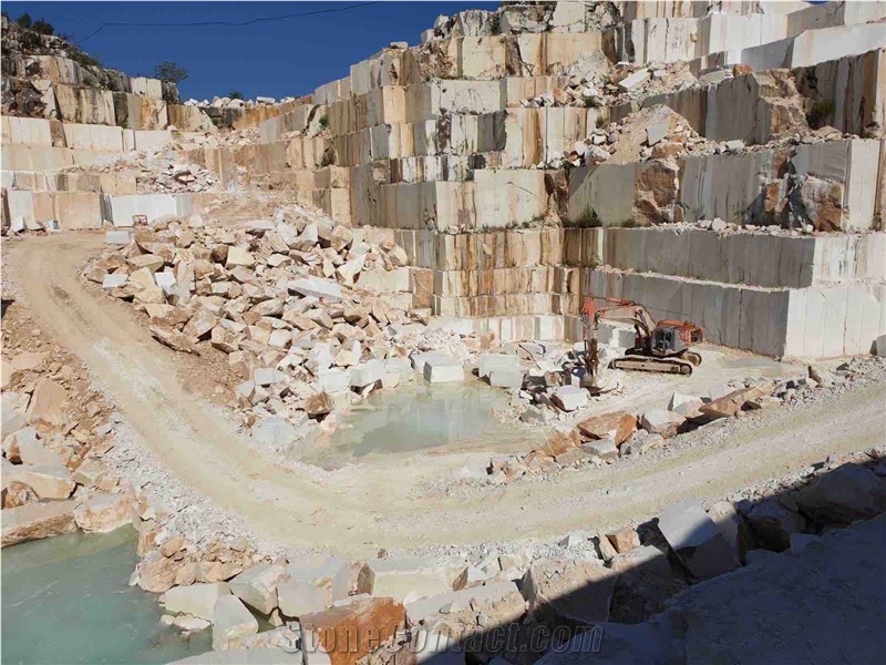 White Maljat Limestone Quarry