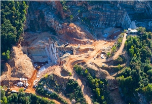 Botticino Venato Marble Quarry