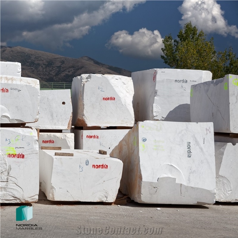 Granitis - Kycnos White Marble, Victory White Marble Quarry
