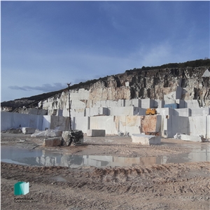 Kavala Semi White Marble Quarry