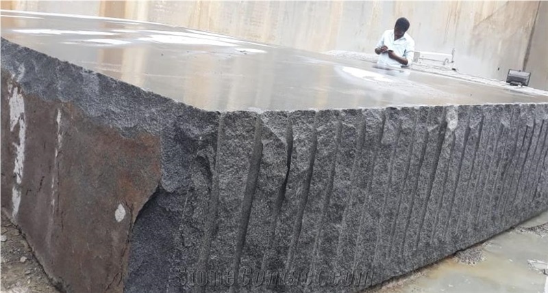 India Black Granite Quarry