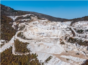 Danae Marble, Danae Bianco Gala Marble Quarry
