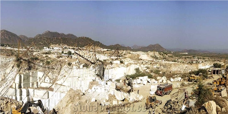 Andhi White Marble Quarry