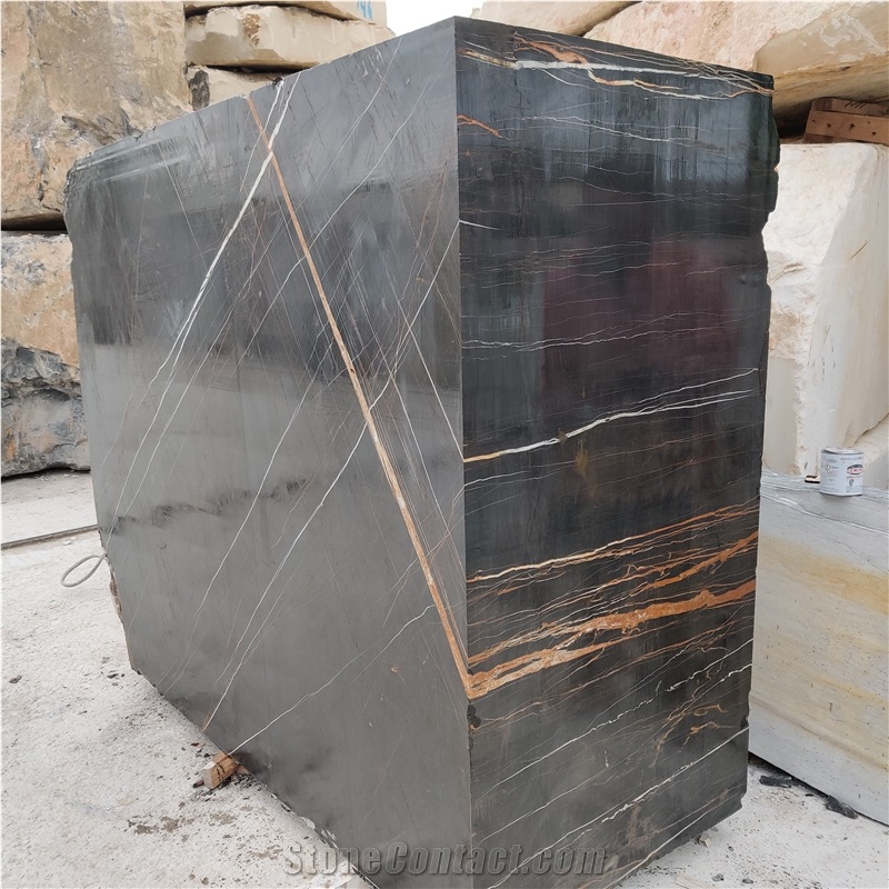 Noir Aziza-Black Sahara Marble Quarry