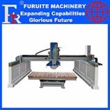 Frt-450 Infrared Bridge Saw Stone Cutting Machine for marble and granite with 360 degree workbench rotating