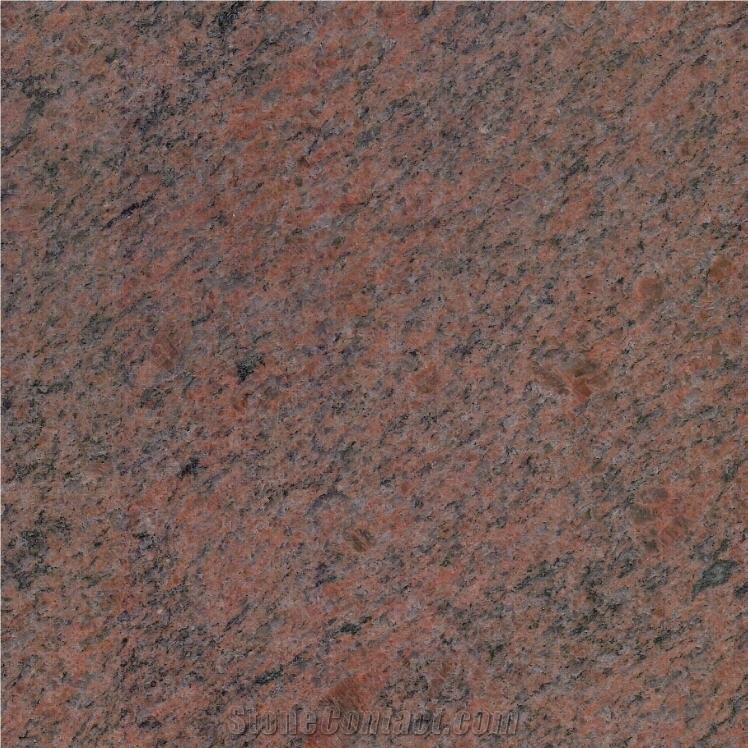 Abstract Red Granite Tile