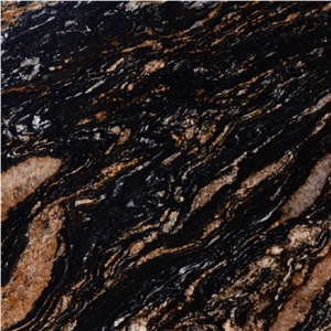 Black Amber Granite