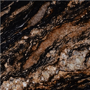 Black Amber Granite Tile