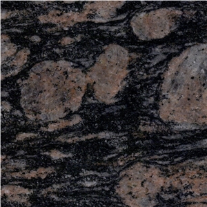 Black Magenta Granite Tile