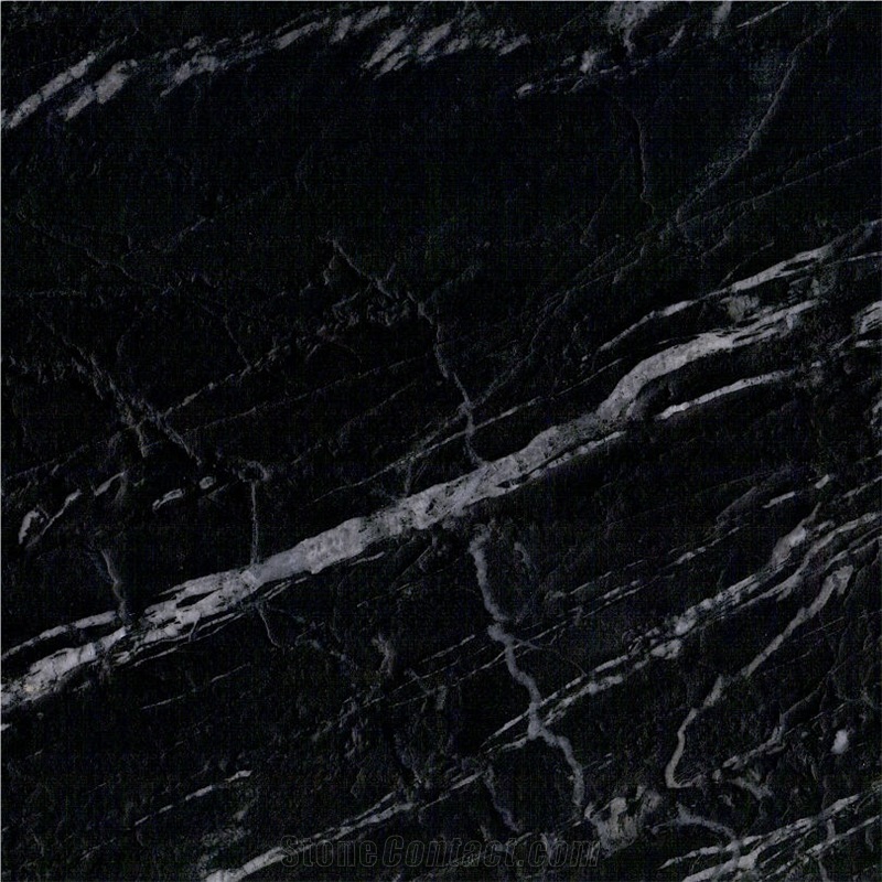 Black Maku Marble Tile