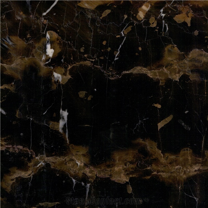 China Golden Black Marble 