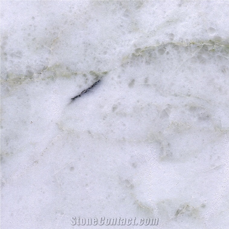 Cloudy White Marble Tile
