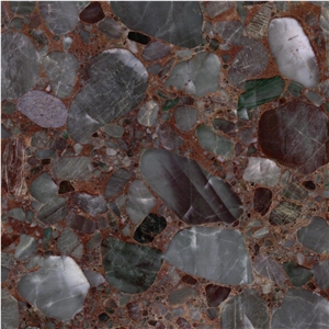 Colorful Gems Conglomerate