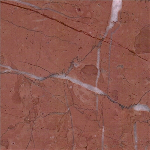 Coral Red Marble Tile