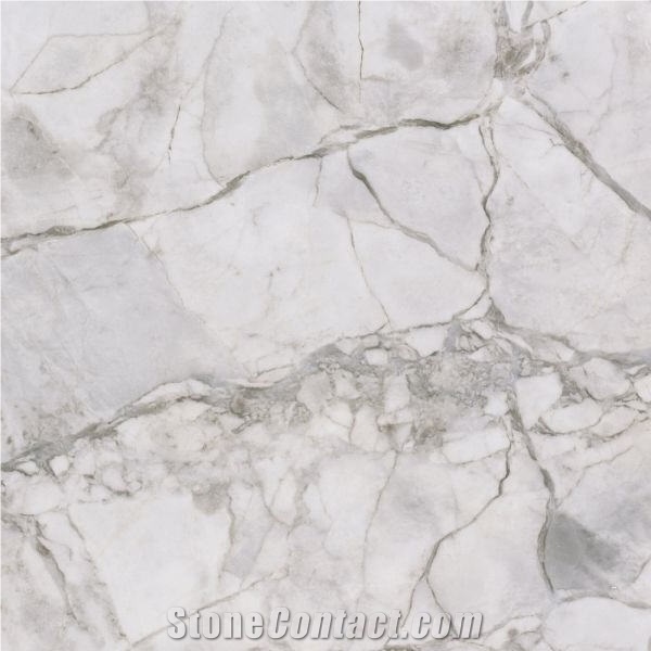 Eclipsia White Marble Tile