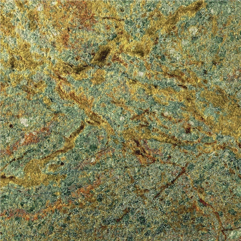 Golden Moss Granite - Green Granite - StoneContact.com
