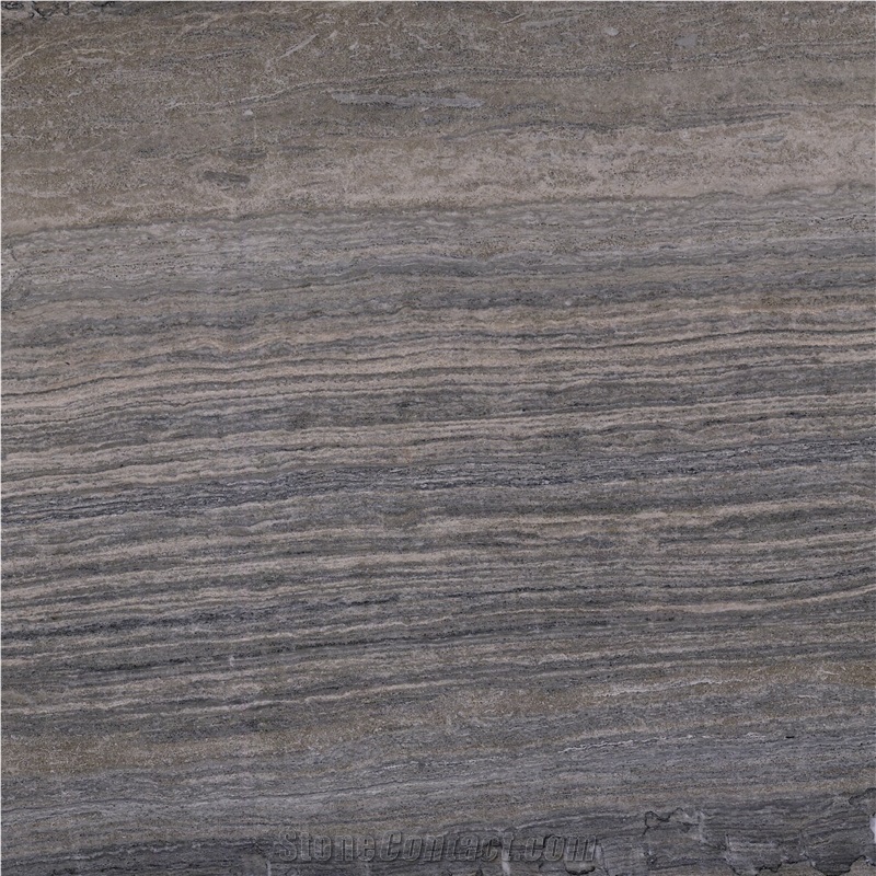Grey Blue Wood Vein Marble Tile