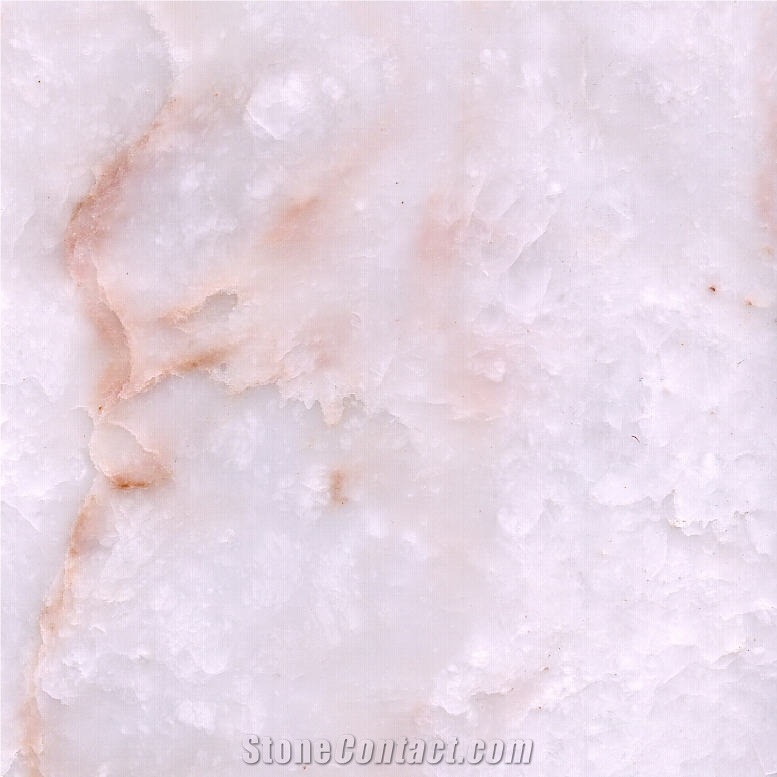 Hibiscus White Marble Tile