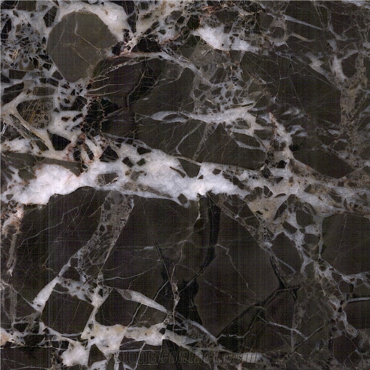 Hubei Black Gold Marble Tile