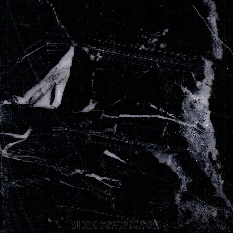 Ice Black Marble Tile