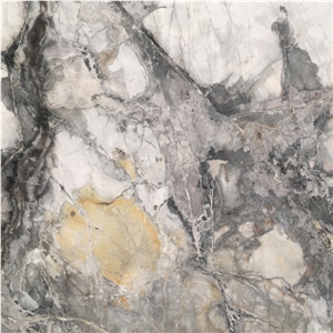 Invisible Grey Gold Marble